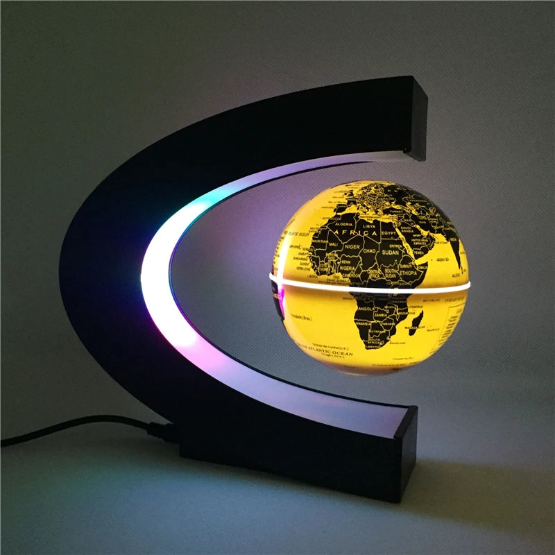 Night Light Floating World Map