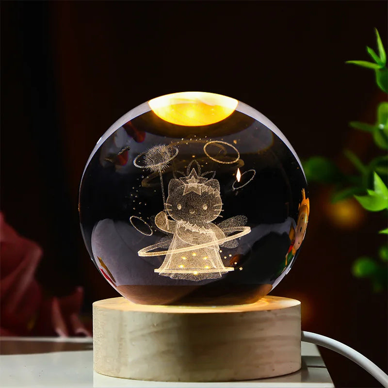 Crystal Ball  Mini Night Lamp