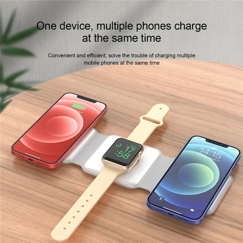 Magnetic Wireless Charger 3 in 1 for