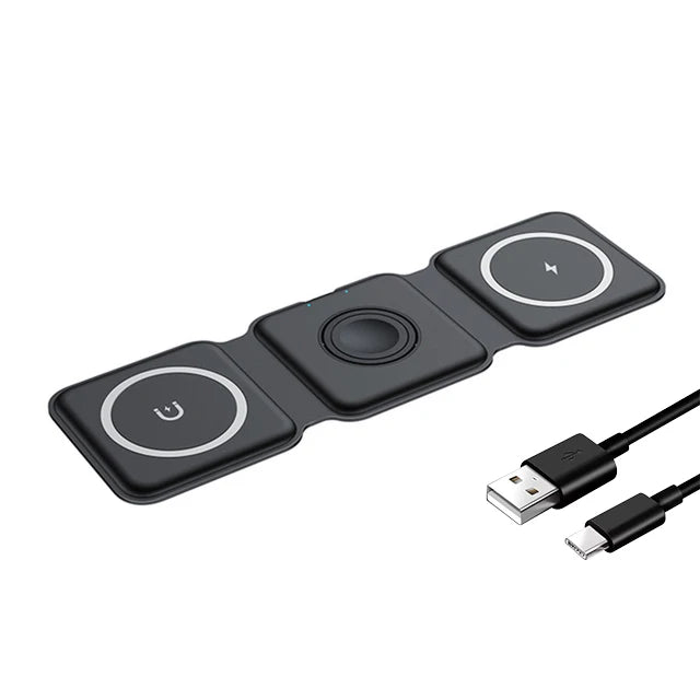 Magnetic Wireless Charger 3 in 1 for