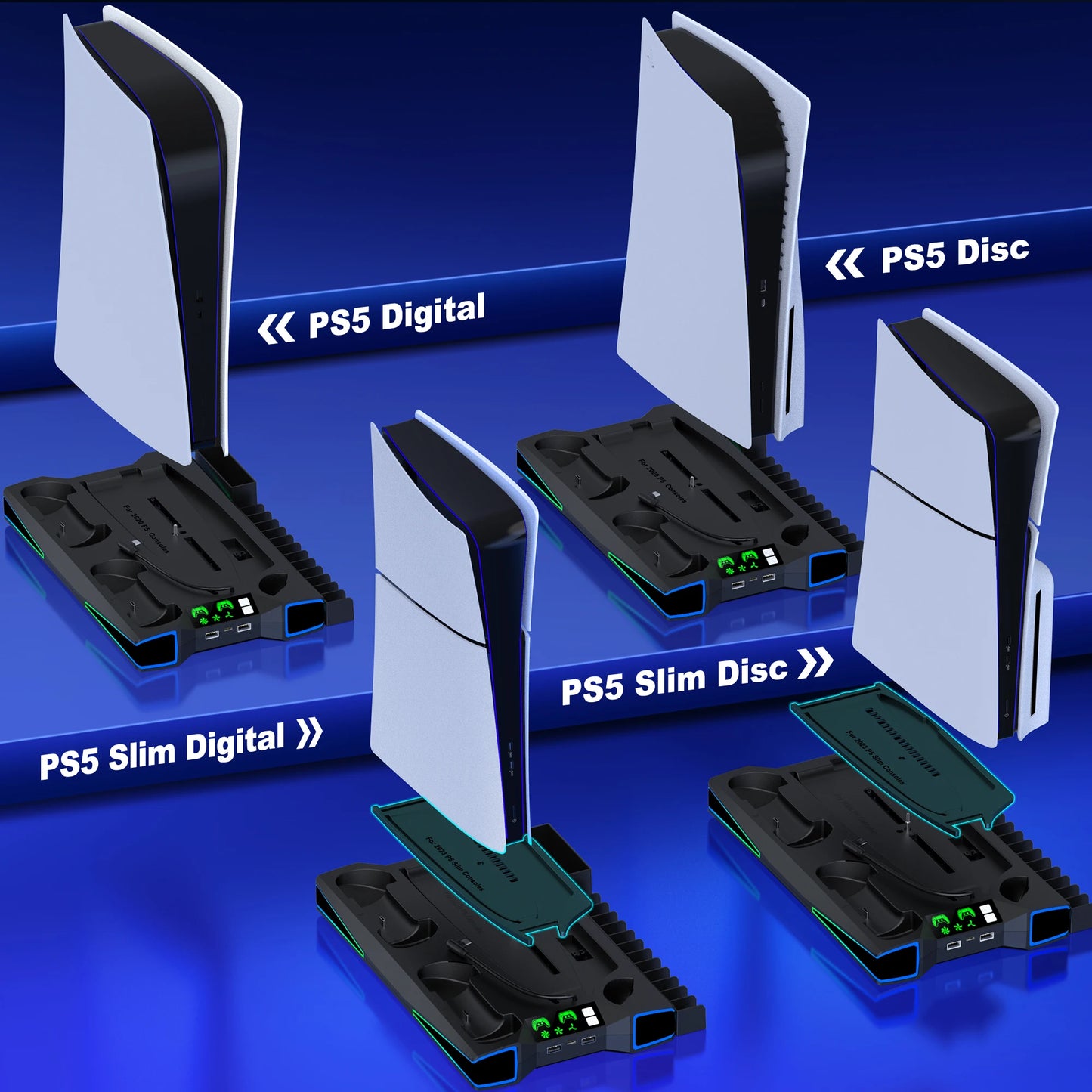 RGB Cooling Stand For PS5