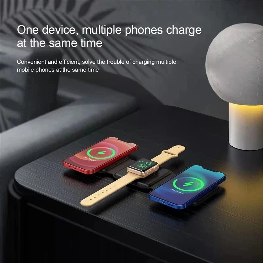 Magnetic Wireless Charger 3 in 1 for